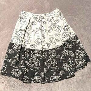 Lularoe Madison Skirt With Pockets Black/Grey Size Small -Winter Weight Material